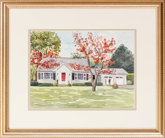Watercolor House