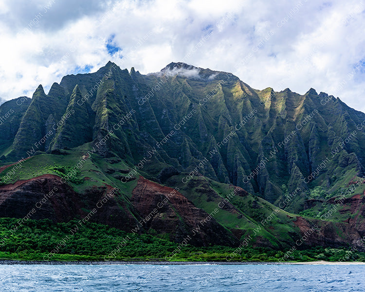 Nā Pali Coast Cliffs — Photographic Print