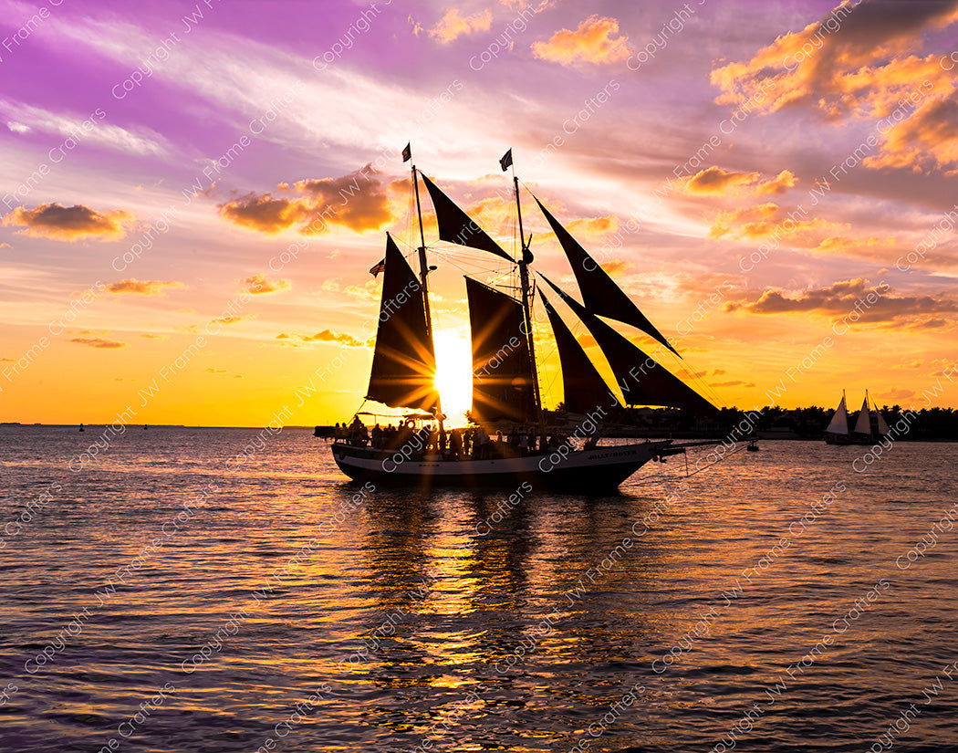 Mallory Square Sunset Sail - Photographic Print