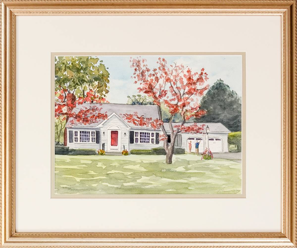 Watercolor House